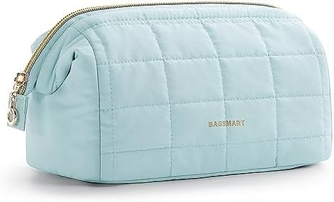 BAGSMART Makeup Bag Travel Toiletry Bag, Puffy Padded Make Up Bags for Women Makeup Organizer Cas... | Amazon (US)