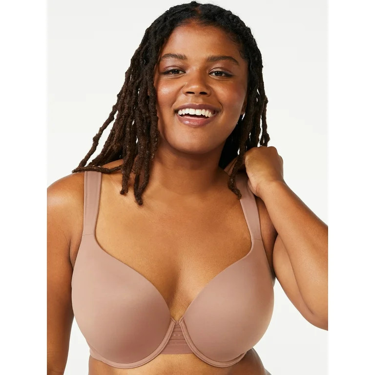 Joyspun Women's & Women's Plus Size Underwire T-Shirt Bra, Sizes 38DD to 46DDD - Walmart.com | Walmart (US)