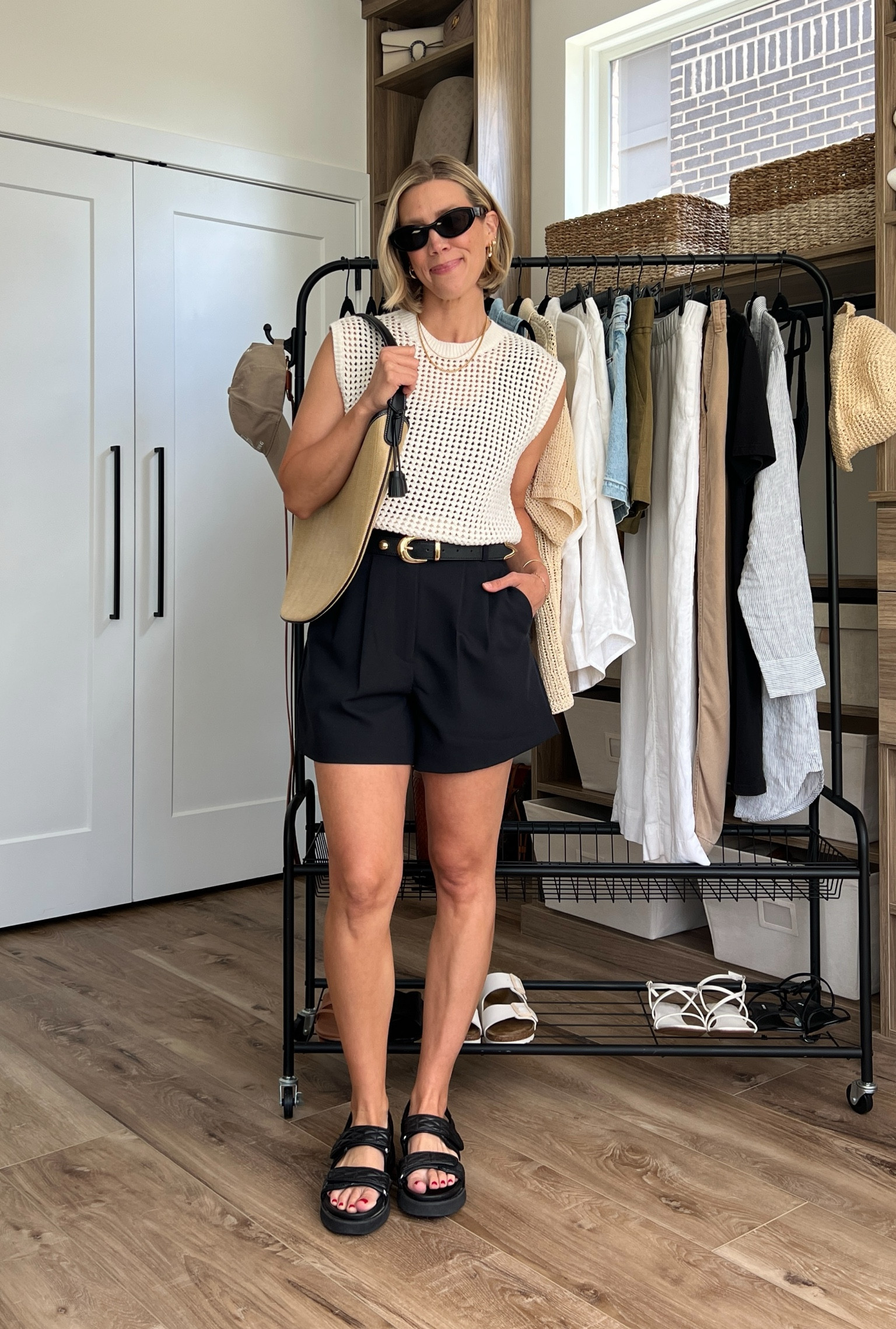 Wearing 26 shorts, small crochet tank, XS tank under (code: LINDSEY15), s/m belt, sandals tts

#LTKStyleTip #LTKFindsUnder50 #LTKFindsUnder100