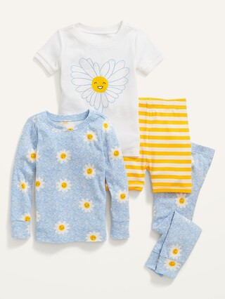 Unisex 4-Piece Graphic Pajama Set for Toddler & Baby | Old Navy (US)