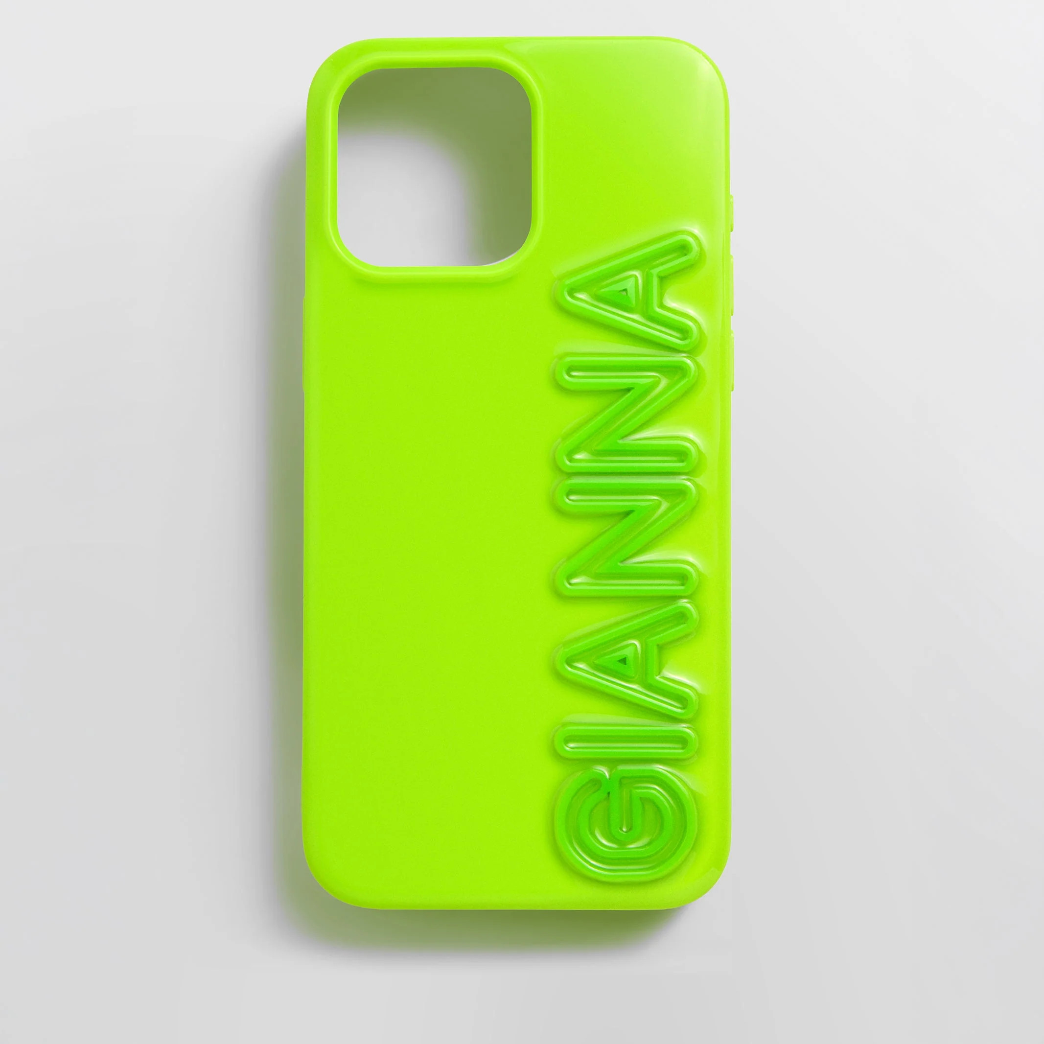 Fine Line Custom iPhone Case - Lime Green/Lime Green | BaubleBar
