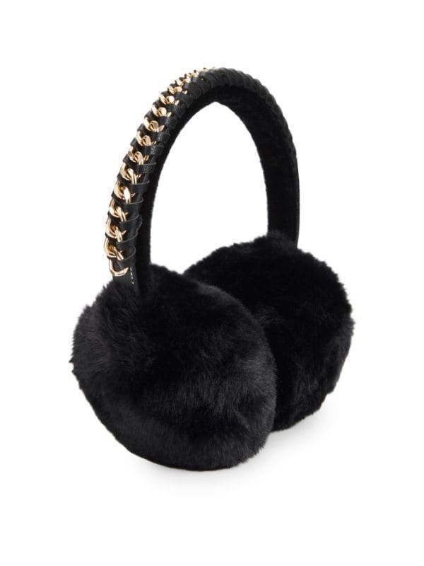 Chained Faux Fur Earmuffs | Saks Fifth Avenue OFF 5TH