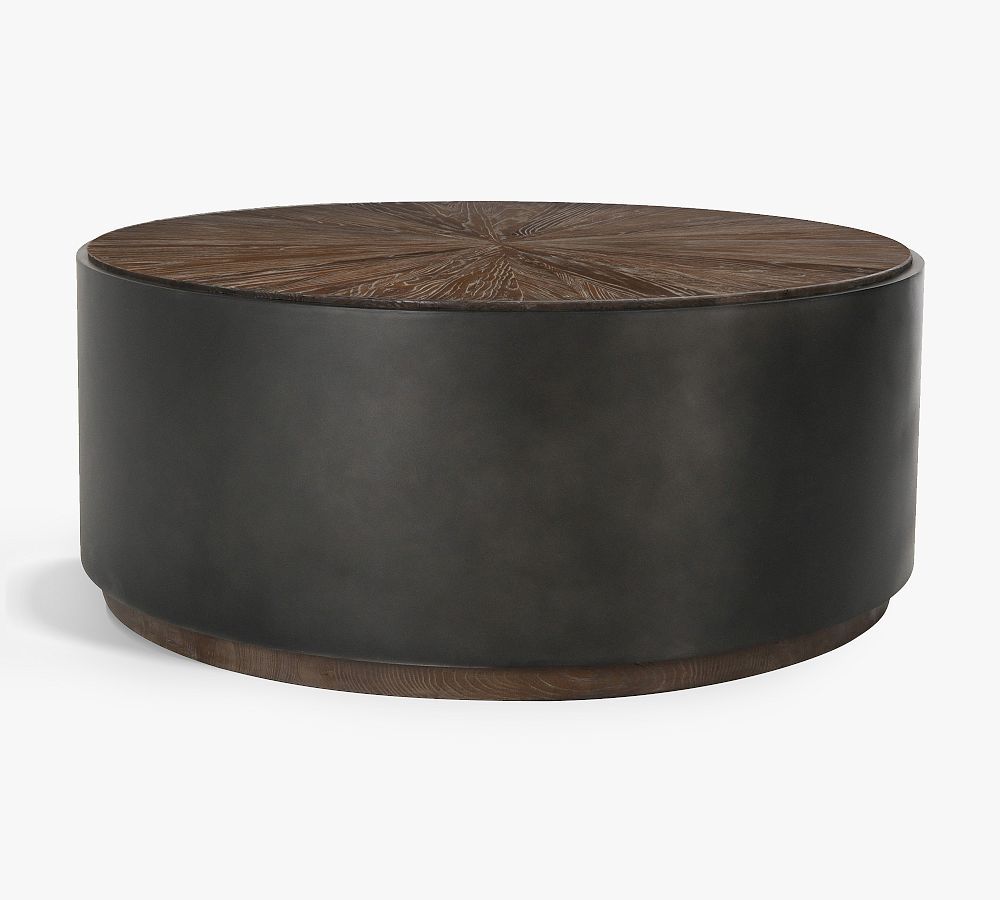 Brockton Round Reclaimed Wood Coffee Table (39.5") | Pottery Barn (US)