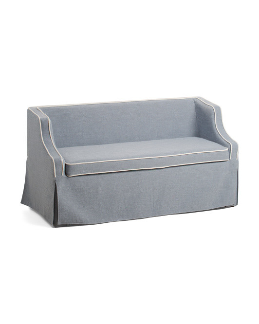 55x29 Low Back Loveseat With Storage Compartment | Chairs & Seating | Marshalls | Marshalls