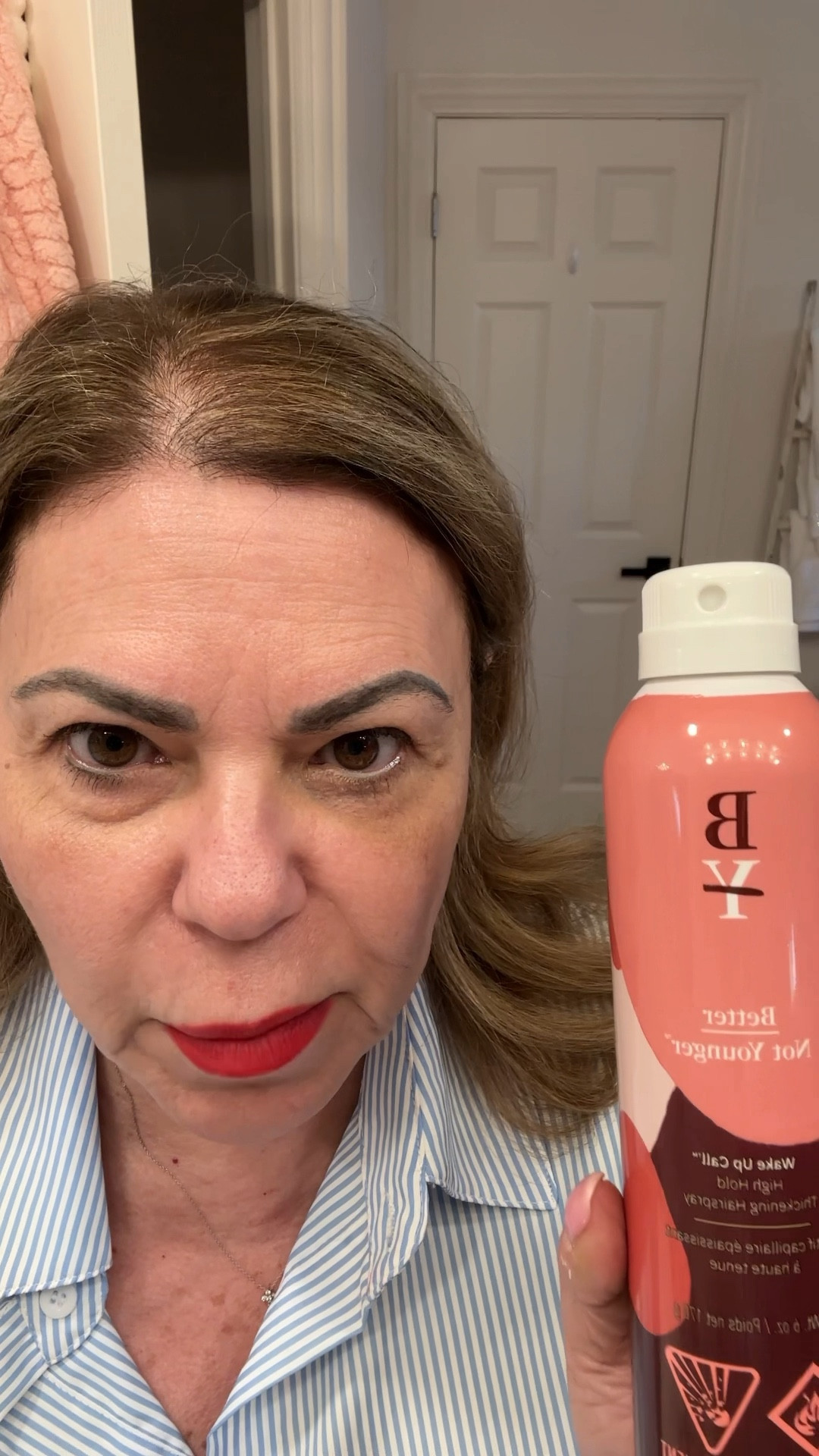 Have you heard about @betternotyounger Wake Up Call volumizing thickening hairspray? It’s a revolutionary product that gives you bigger, better hair without causing damage. Along with biotin and other ingredients to care for your aging hair. Simple shake and spray at the roots, you can instantly add volume and texture to your hair. Say hello to effortless, voluminous locks with Wake Up Call hairspray. Shop the link on my bio and story and use code Linda10 for 10% off.
#wakeupcallhairspray #hairspray #betternotyoungerhaircare #haircaretips #aginghairsolutions #biotinhairspray

#LTKBeauty
