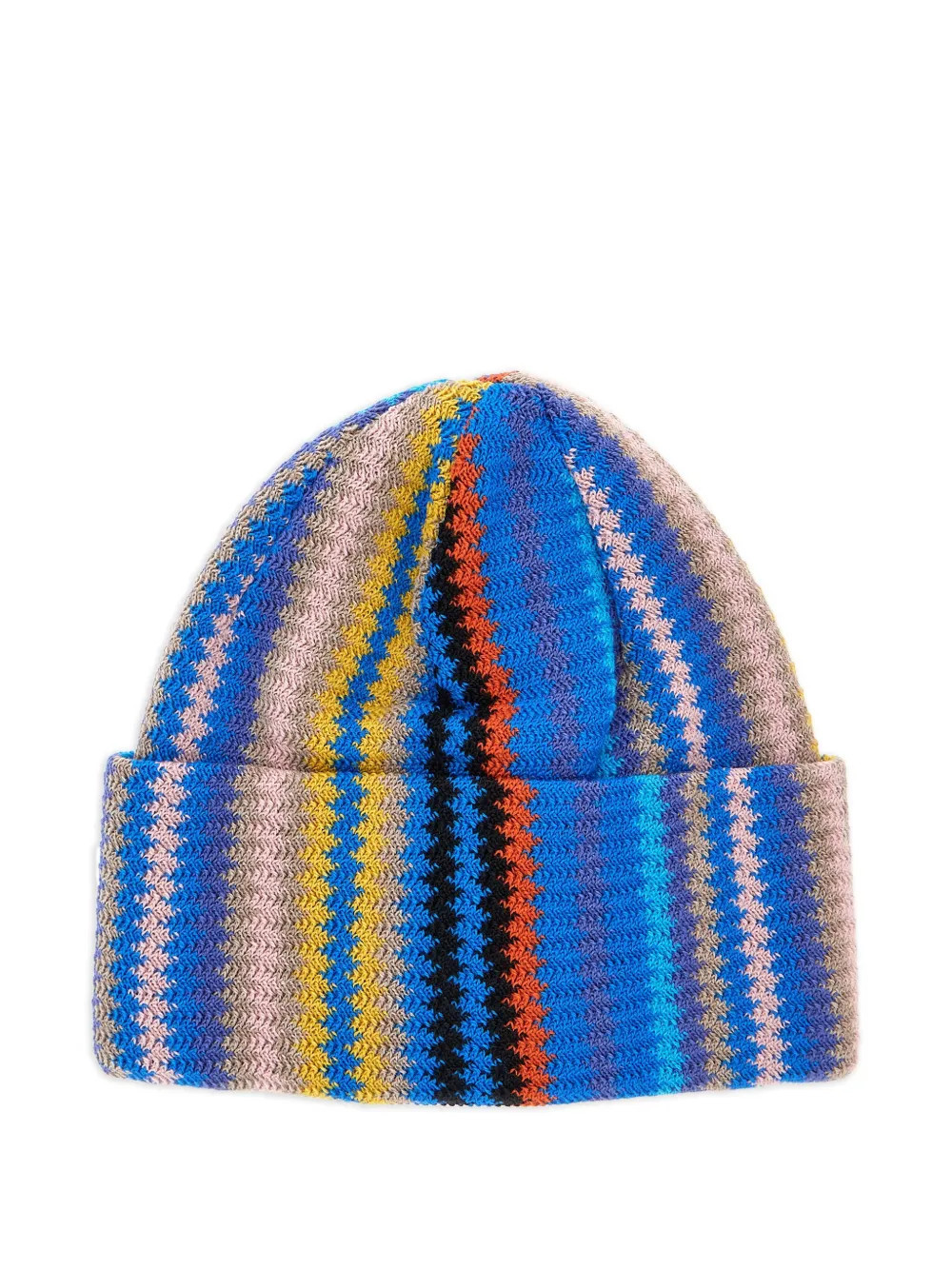 Missoni striped knit beanie - Blue | Farfetch Global