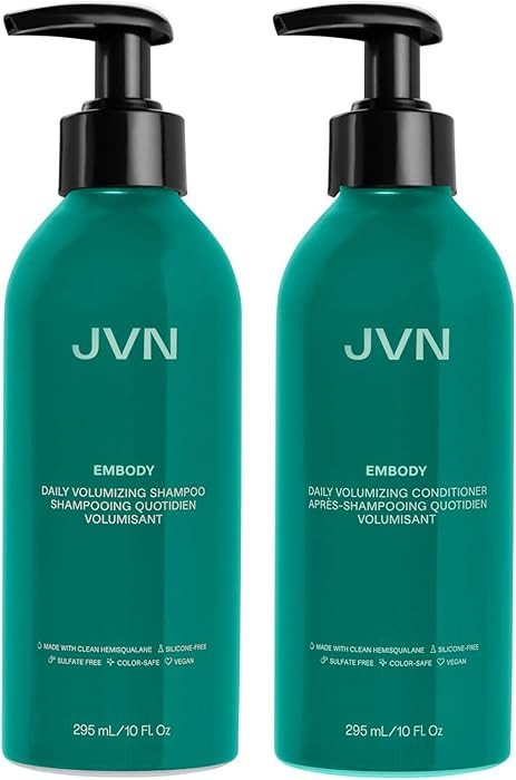 JVN Embody Volumizing Shampoo and Conditioner Set, 20 Fl Oz, Color Safe Clarifying Shampoo for Bu... | Amazon (US)