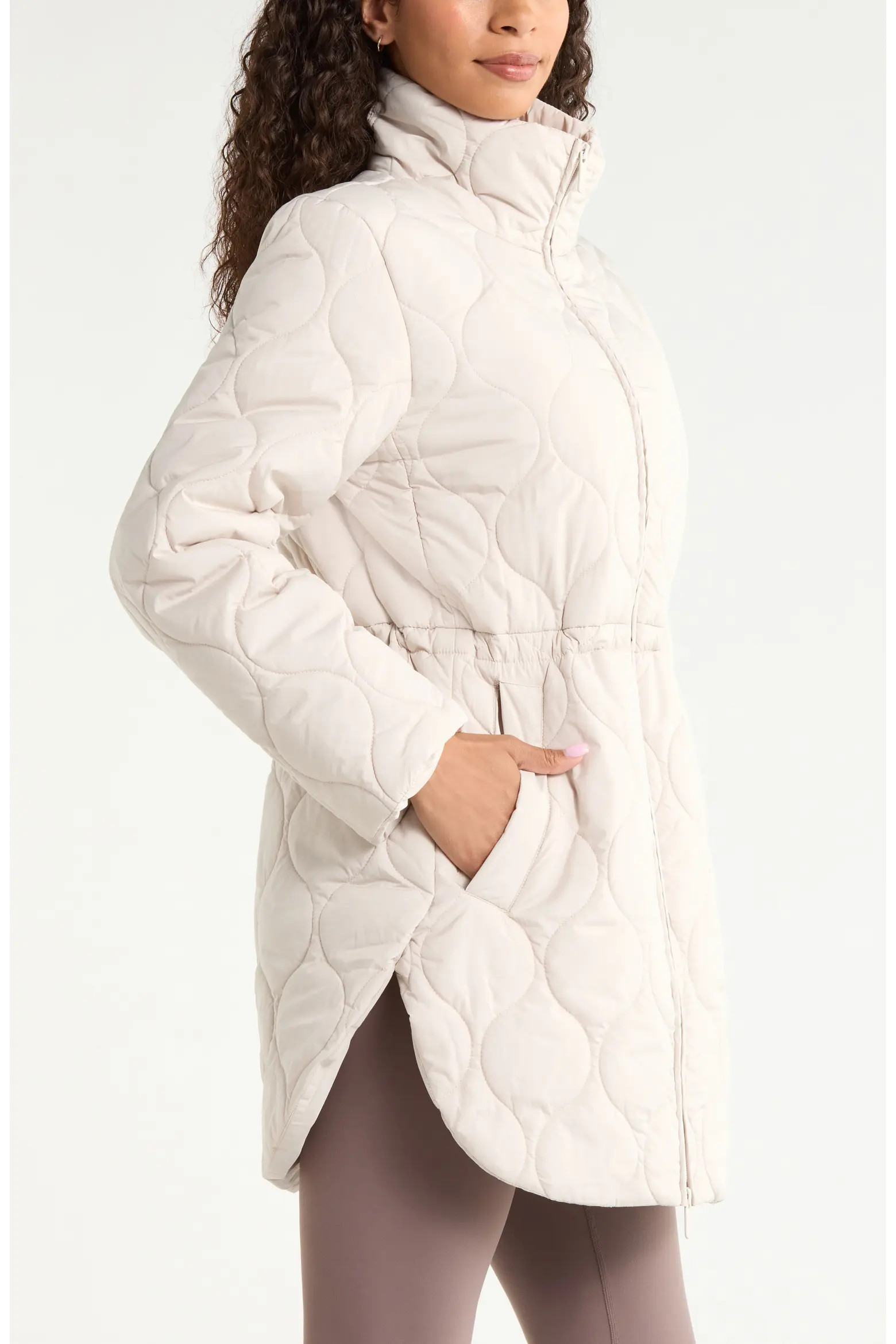 Skyline Longline Quilted Jacket (Women) | Nordstrom | Nordstrom