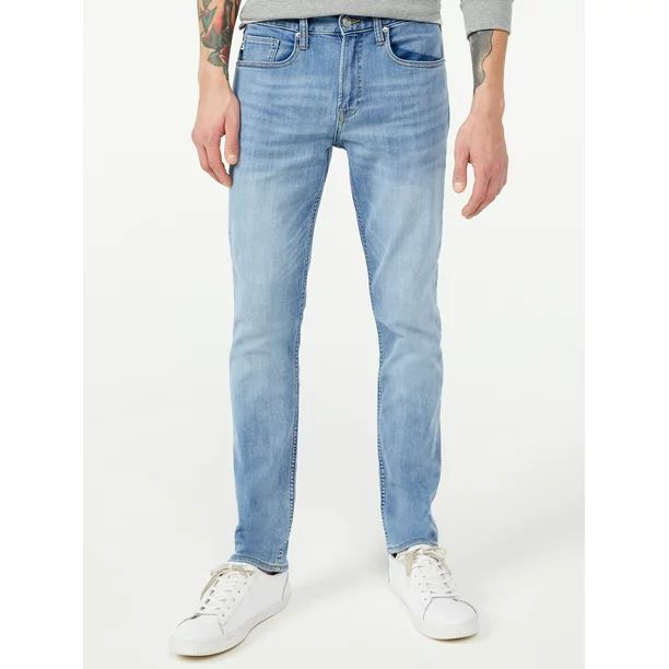 Free Assembly Men’s Mid Rise Slim Air Jeans - Walmart.com | Walmart (US)