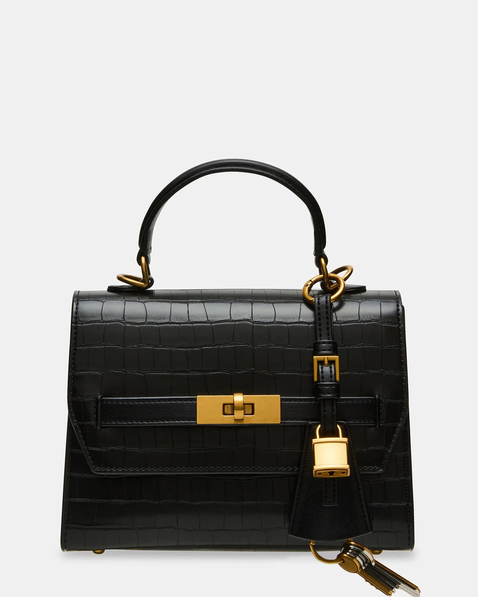 ELLOISE Bag Black Structured Mini Crossbody Handbag | Steve Madden (US)