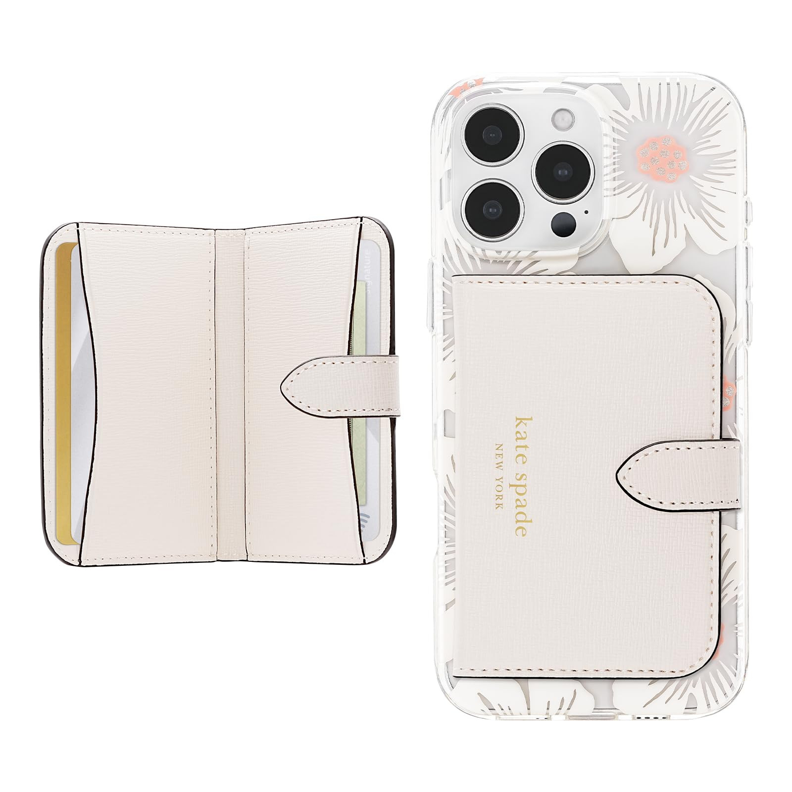 kate spade new york Morgan Magnetic Phone Wallet/Card Holder - Compatible with MagSafe Phones and... | Amazon (US)