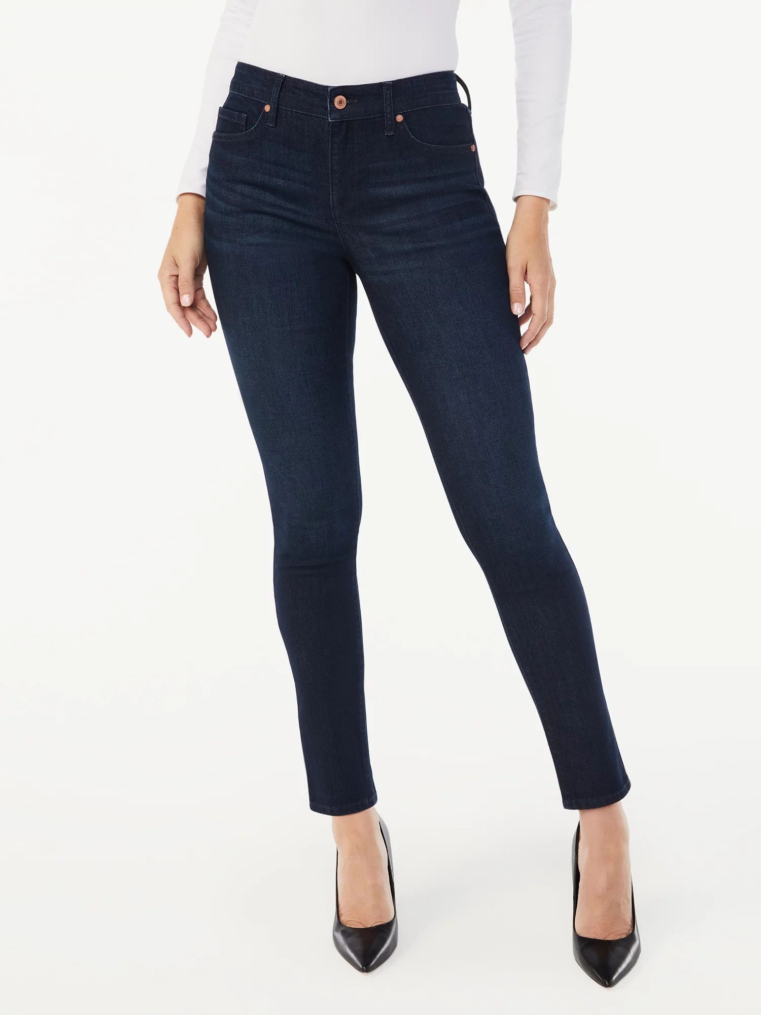 Sofia Jeans Women's Sofia Skinny High Rise Ankle Jeans | Walmart (US)