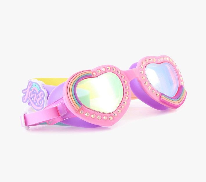 All You Need is Love Pink Swim Goggles | Pottery Barn Kids