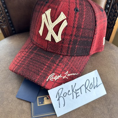 New NEW YORK YANKEES POLO Ralph Lauren Fitted Fall Playoff Game Baseball Cap Hat | eBay US