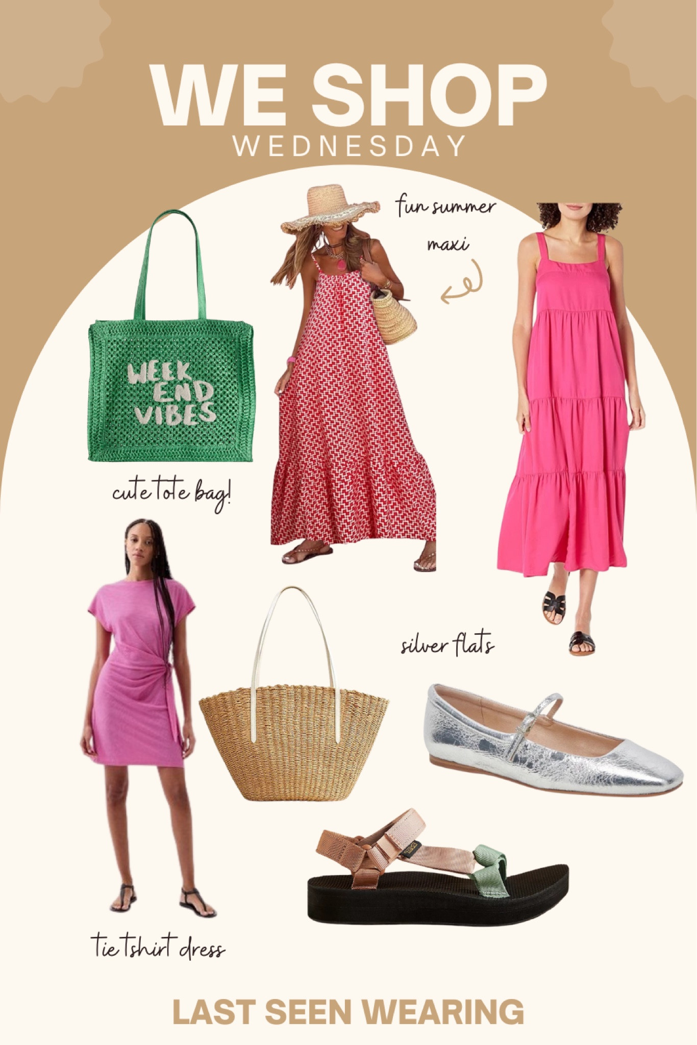 We Shop Wednesday 
#tieredmaxi #totebag

#LTKstyletip #LTKshoecrush