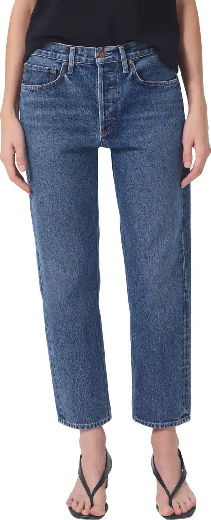 Parker High Waist Crop Straight Leg Jeans | Nordstrom
