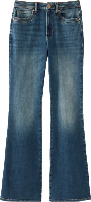 Curvy-Fit Curved-Pocket Flare Jeans | J. Jill