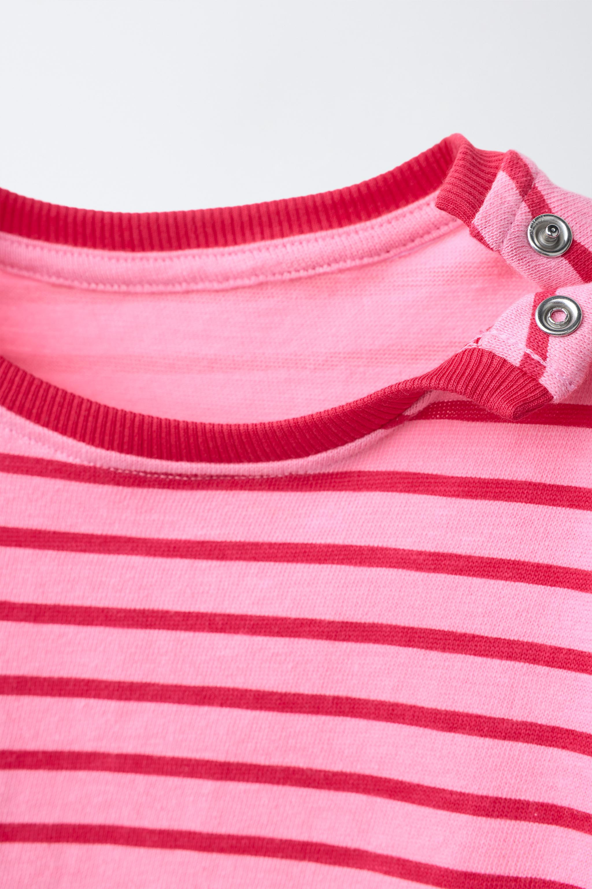 STRIPED T-SHIRT AND BLOOMER SET | Zara US