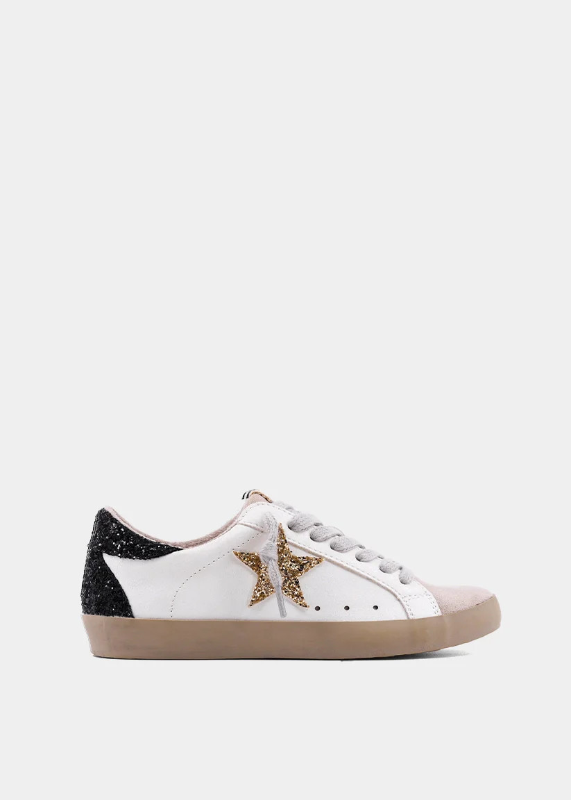 PAMELA MINI White Sneaker for Kids & Toddlers | Glitter & Style | SHUSHOP