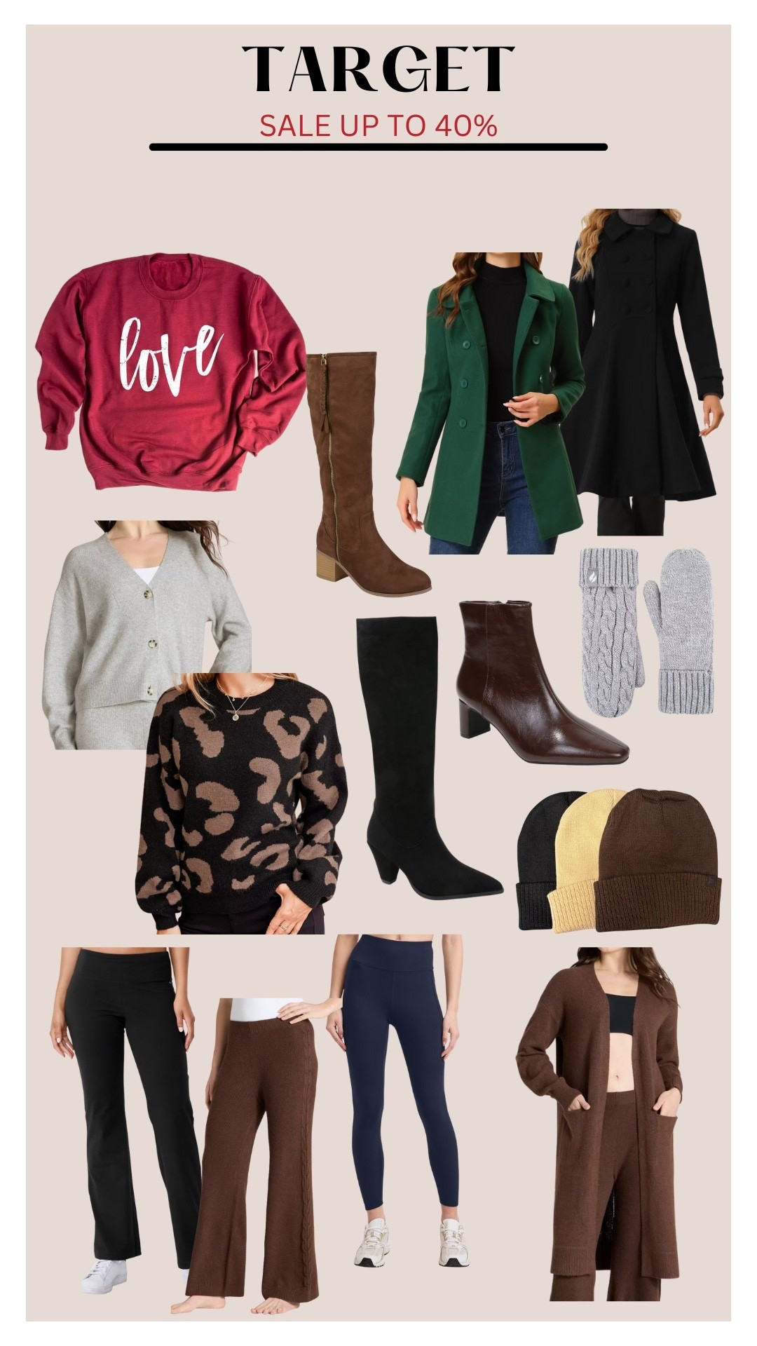 Winter finds at Target 🎯 that are up to 40% off on select items

#LTKSeasonal #LTKWorkwear #LTKSaleAlert
