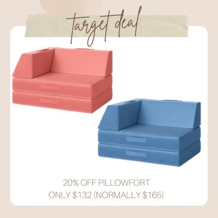 Target Deal! 20% off pillowfort. Super similar to the nugget couch! 

#LTKsalealert