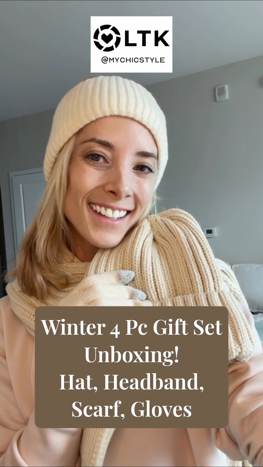 Winter 4 Pc Gift Set Unboxing! Hat, Headband, Scarf, Gloves all on Amazon fashion ! Shop my LTK holiday LTK gift guide must haves for women. LTK finds under $50 from winter accessories and Christmas gifts  

#LTKFindsUnder50 #LTKGiftGuide #LTKHoliday