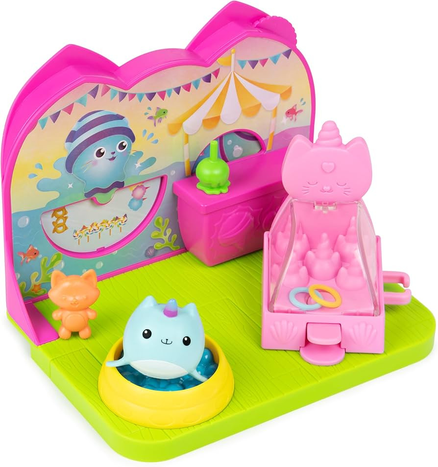 Gabby’s Dollhouse Kitty Narwhal’s Carnival Room, with Toy Figure, Surprise Toys and Dollhouse... | Amazon (US)