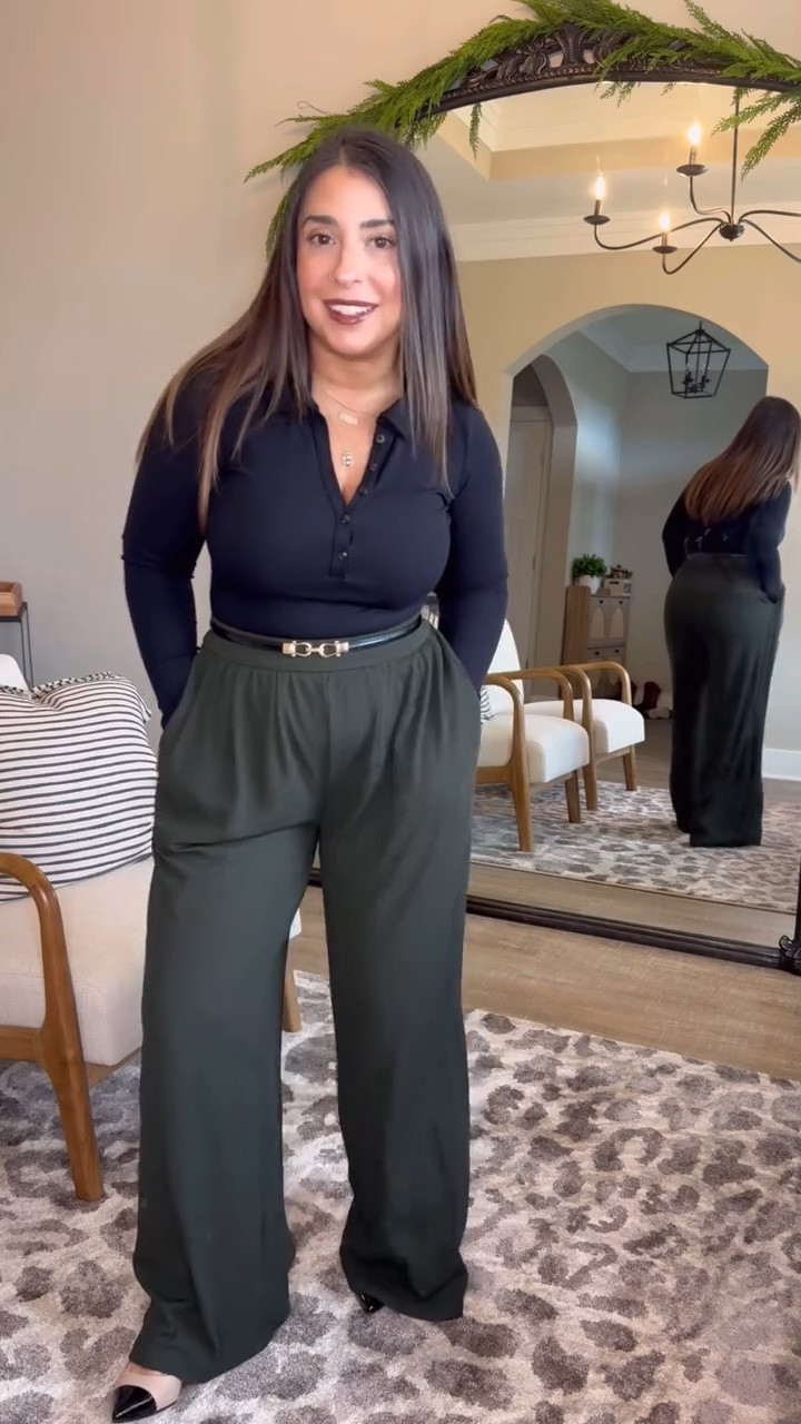 Eeeek!!! If you are not a jeans girlie and looking for a versatile pant, you have to grab these! They are so comfortable, like you are wearing pajamas, but look so chic and can be styled for literally ANY occasion. 

For reference, I am 5’ 34ddd a size 6/8 and am wearing a medium. I love that these aren’t tight around the waist and the way the pleats sit, they are flattering and not emphasizing the tummy.

This exact graphic from Anthro is sold out, so I’m linking similar!

Soft pants, holiday outfit

#LTKMidsize #LTKSeasonal #LTKHoliday