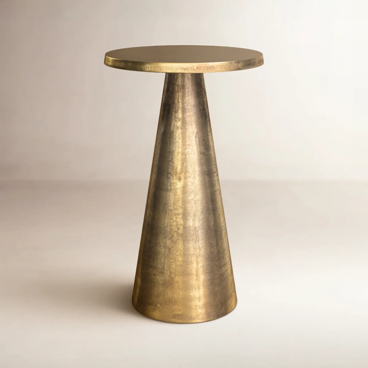 Toriane Round Aluminum End Table | Wayfair North America