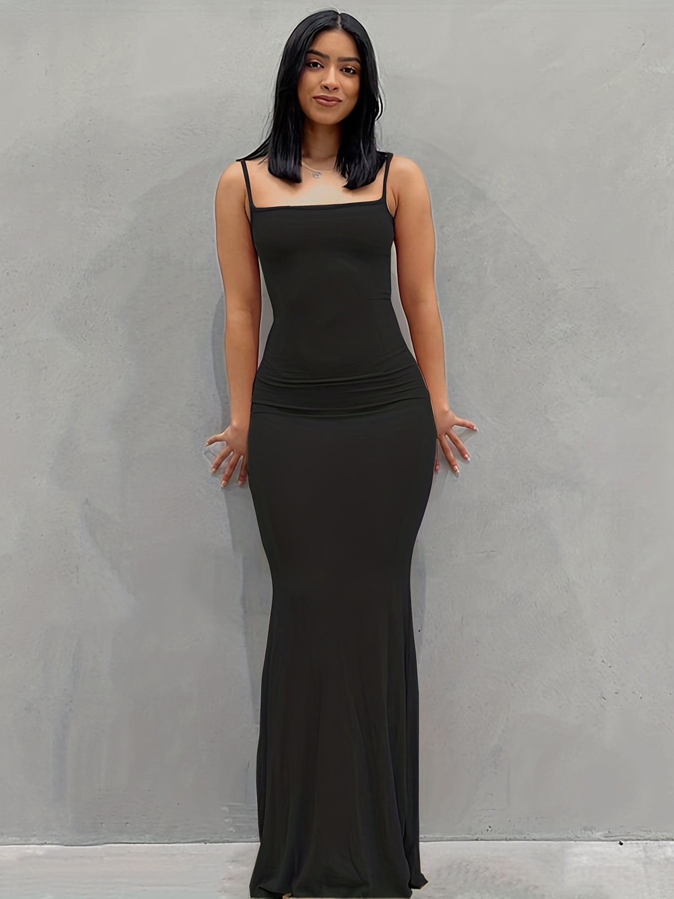 Cami Bodycon Dresses Sexy Maxi Sleeveless Solid Party Night - Temu | Temu Affiliate Program