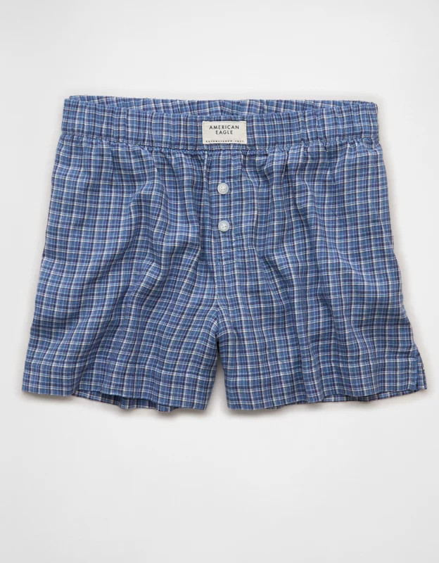 AE Flannel Boxer Sleep Shorts | American Eagle Outfitters (US & CA)