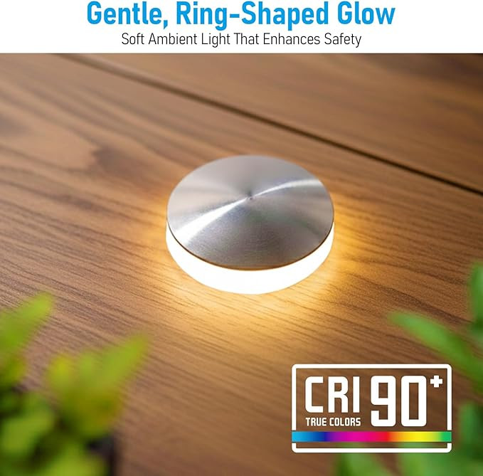 LEONLITE 12-Pack Low Voltage Recessed LED Deck Light, IP67 Waterproof, 12-24V AC/DC, 360° Ring G... | Amazon (US)