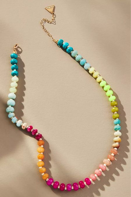 The perfect beaded necklace - so many colors and perfect for layering! $50!

#LTKSwim #LTKTravel #LTKFindsUnder50