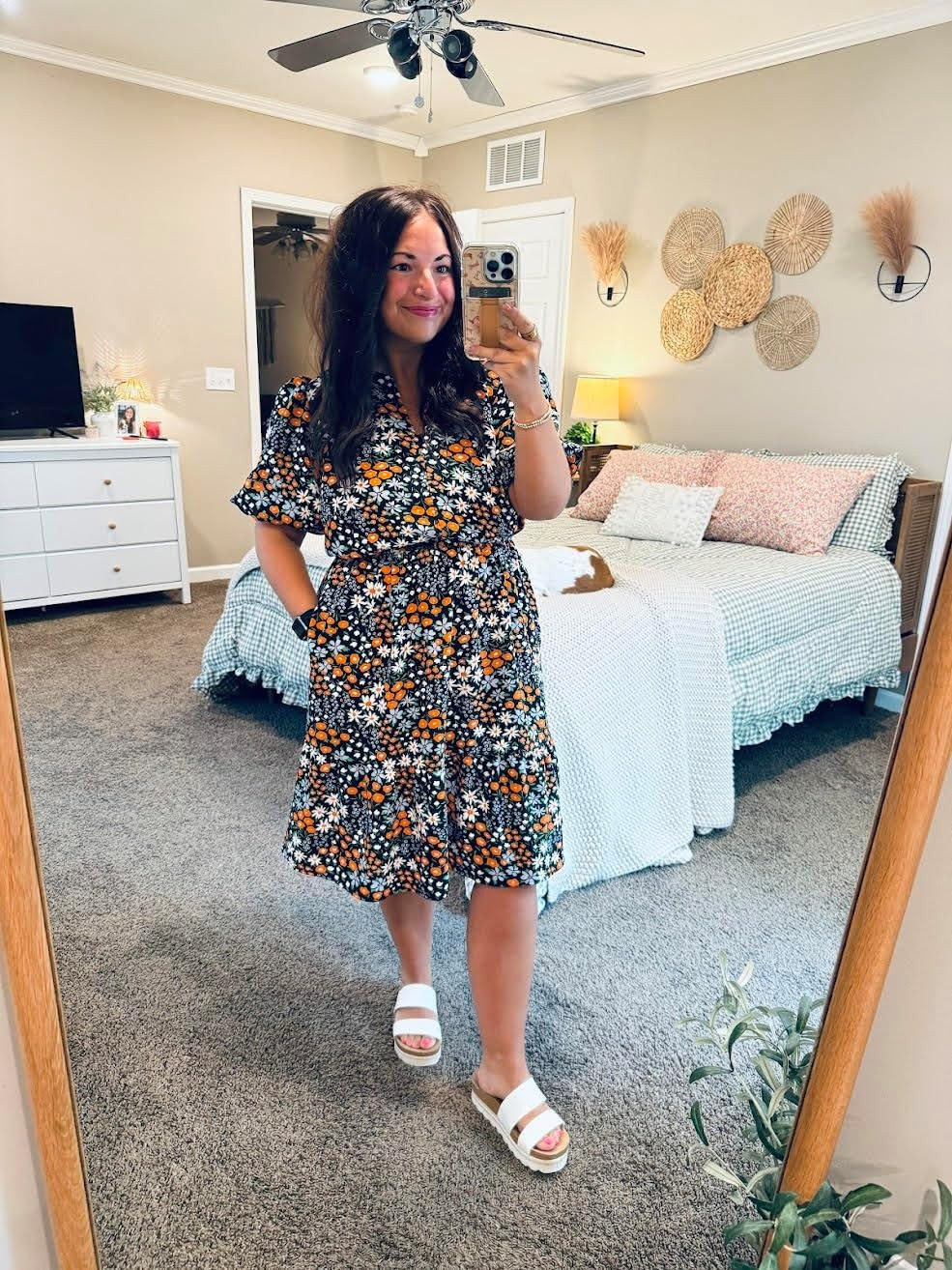 Feminine, flattering, and Amazon affordable 💕 This floral dress is one of those pieces that ma... | Amazon (US)