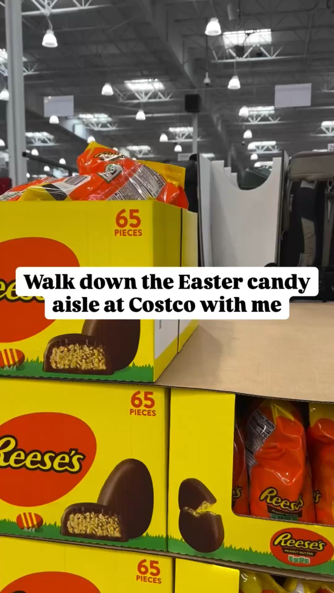 Quick walk through the Easter candy at Costco today.
The giant chocolate bunny in the middle definitely made me stop for a second.

Are you already buying Easter candy or waiting a little longer?

Sharing more bulk candy perfect for Easter Egg hunts!

Follow me for daily finds + real life in between.

costco easter candy | costco easter aisle | giant chocolate bunny costco | easter basket candy ideas | bulk easter candy costco

#CostcoFinds
#EasterCandy
#EasterBasketIdeas
#CostcoHaul
#SeasonalFinds

#LTKKids #LTKfoodie #LTKSeasonal