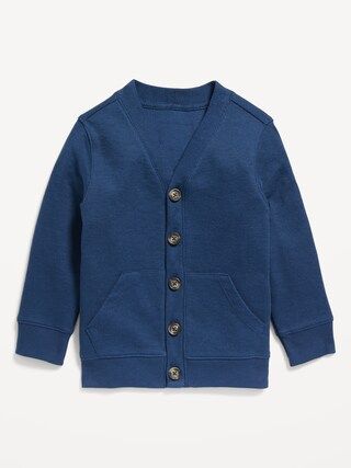 Button-Front French Rib Cardigan Sweater for Toddler Boys | Old Navy (CA)