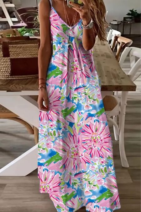 Floral maxi dress 

#LTKover40 #LTKfindsunder100 #LTKfindsunder50