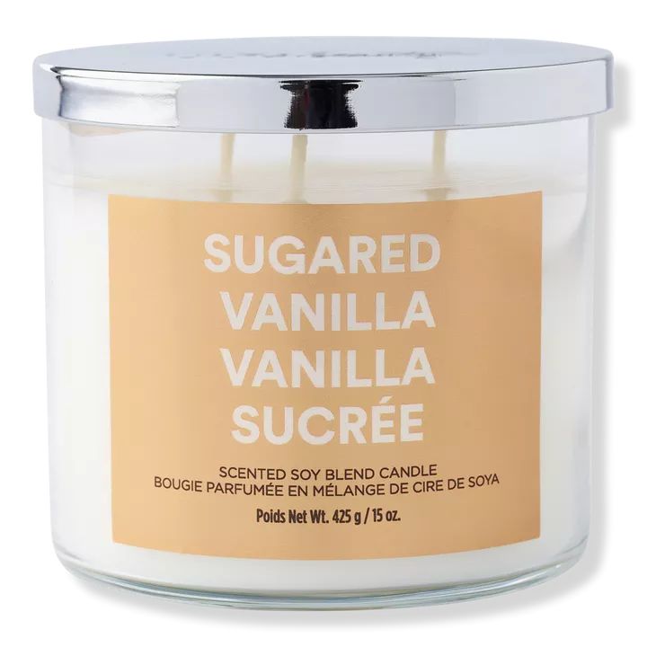 Sugared Vanilla Scented Soy Blend Candle | Ulta