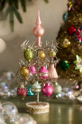 Vintage Tinsel + Ornament Tree | Anthropologie (US)