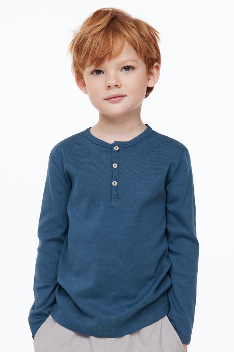 3-pack Cotton Henley Shirts | H&M (US + CA)