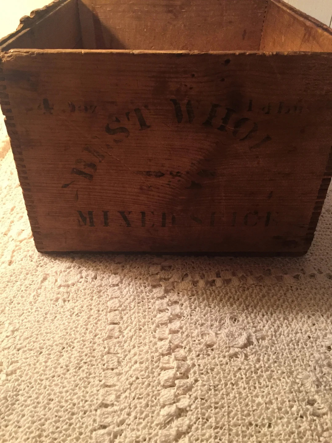 Antique "best Whole Mixed Spice" Dovetail Wooden Shipping Box - Etsy | Etsy (US)