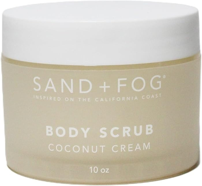 SAND + FOG Coconut Cream Body Scrub, 10 oz, Exfoliating Skincare | Amazon (US)