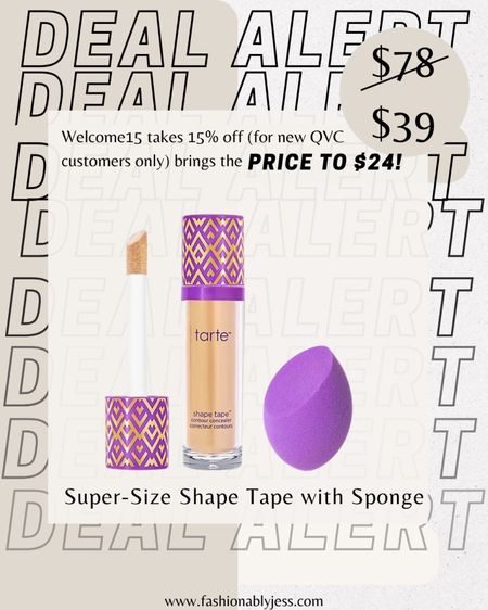 Tarte supersized shape tape now on sale! 

#LTKfindsunder50 #LTKbeauty #LTKsalealert