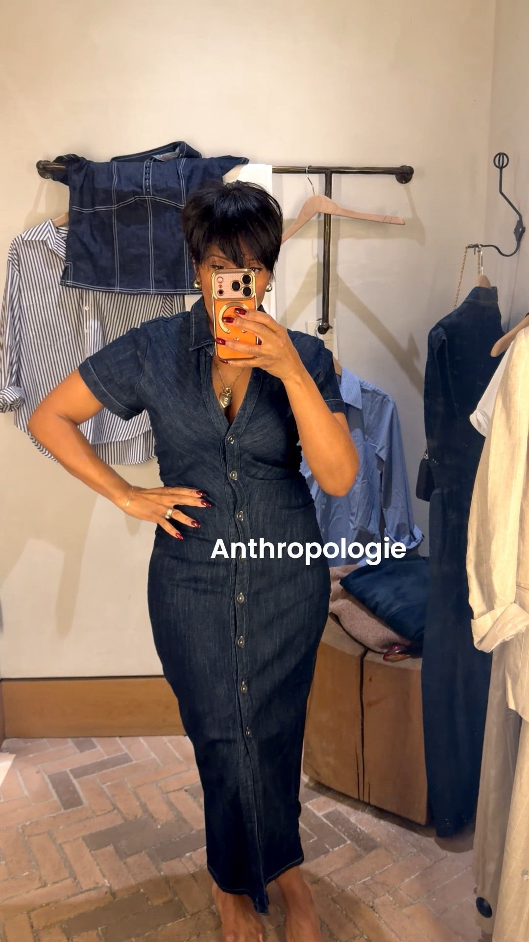 This Spring I’m looking for comfortable pieces I can dress up or down for work or step out for fun. These pieces @Anthropologie check all my boxes. 
I’m 5’6 wearing a medium 