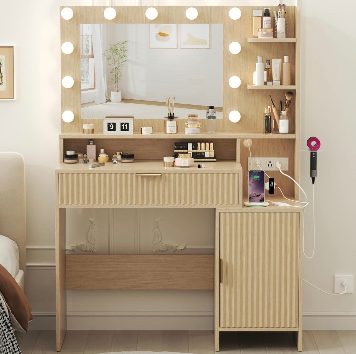 Vanity on sale under $100 with a promo code $90 OFF. 8VXA5O8R

#LTKgrwm #LTKselfcare #LTKBeauty