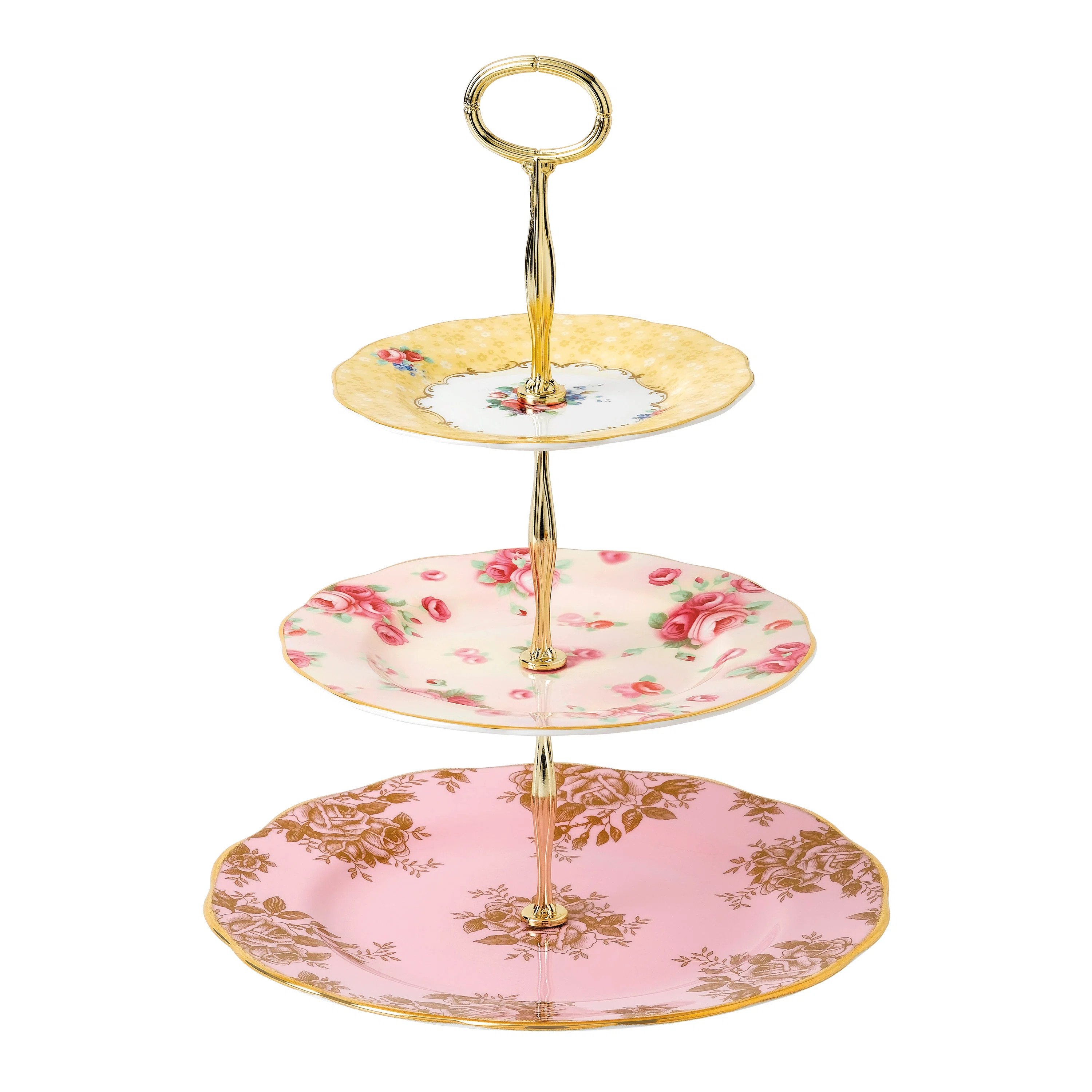 100 Years of Royal Albert Tiered Stand | Wayfair North America