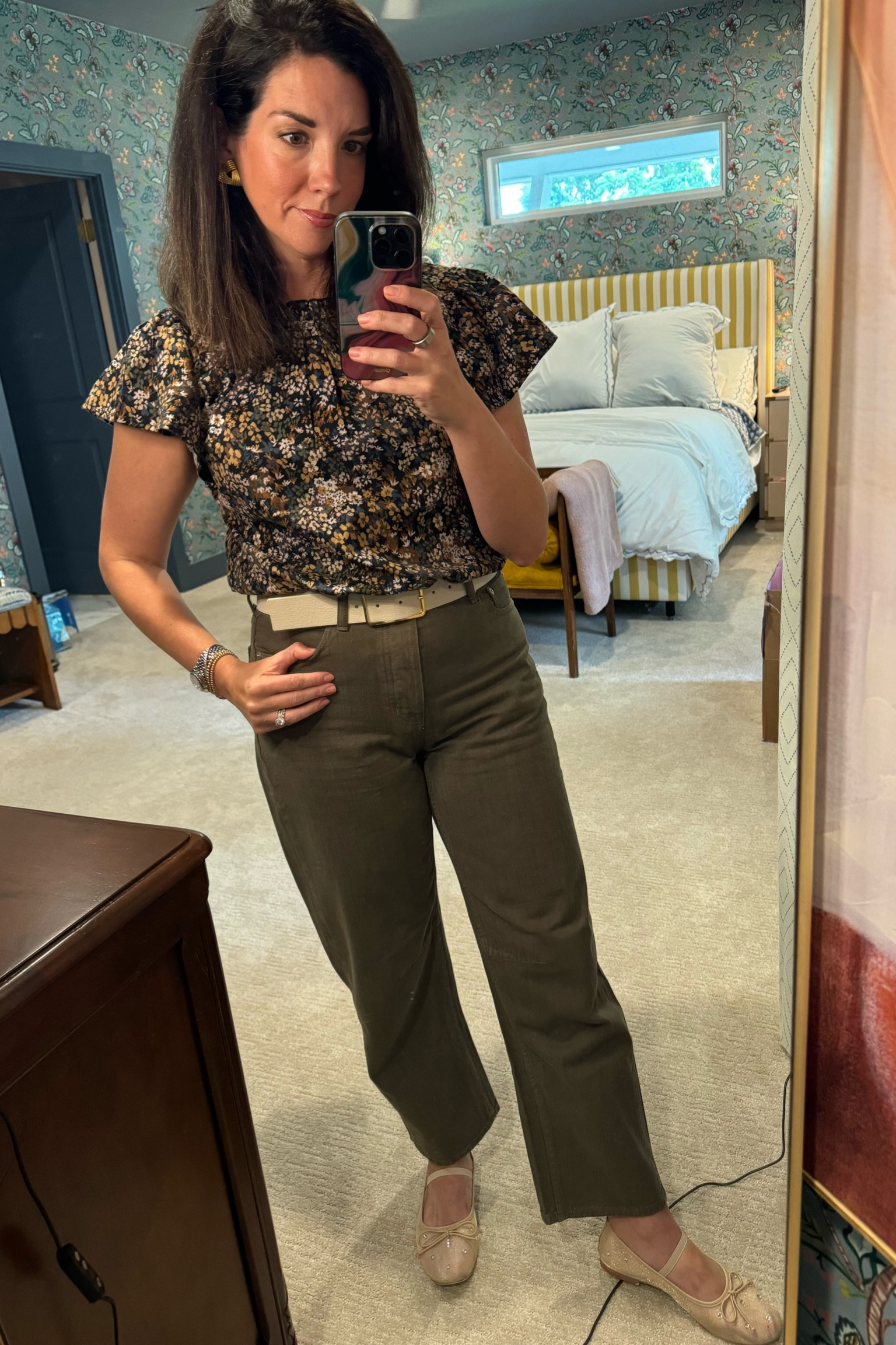 First Fallish outfit 
Wearing a 26 in the jeans- they run big! And a small in the top.