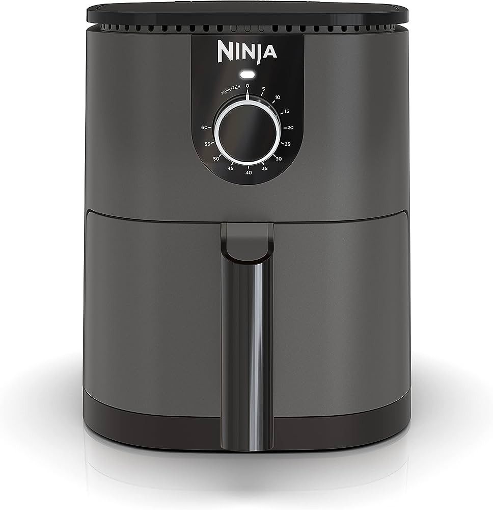 Ninja AF080 Mini Air Fryer, 2 Quarts Capacity, Compact, Nonstick, with Quick Set Timer, Grey | Amazon (US)