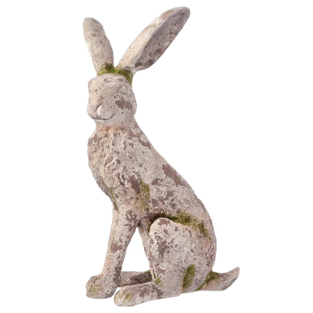 16" Resin Mossed Bunny | Wayfair North America