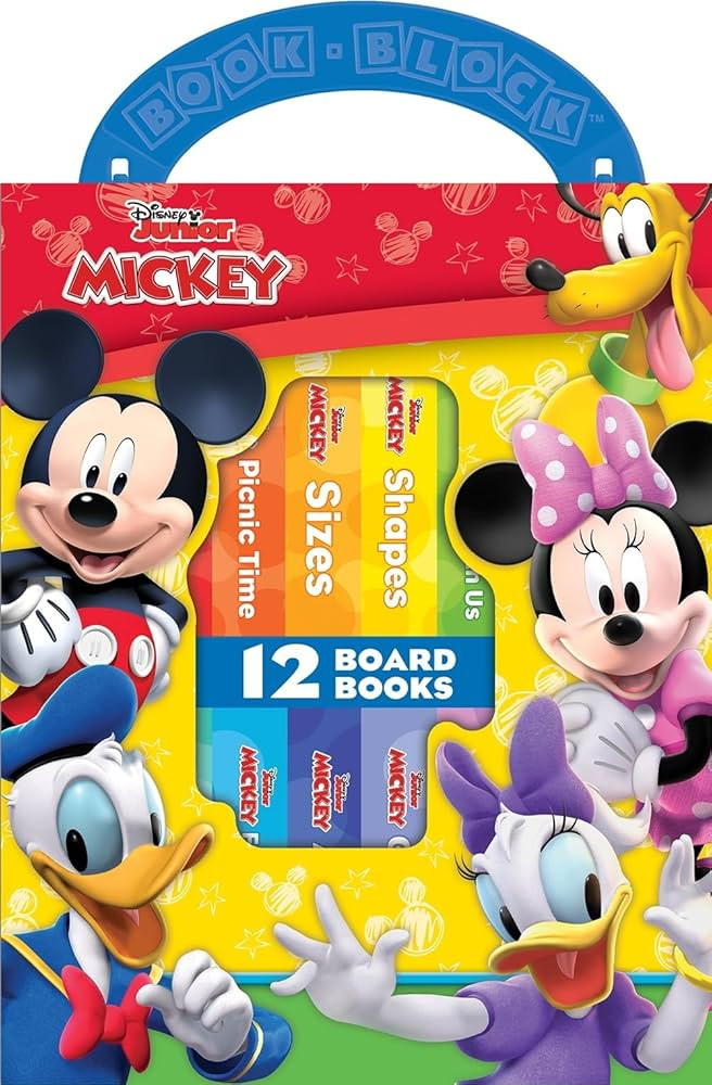 Disney Junior Mickey Mouse Clubhouse - My First Library Board Book Block 12-Book Set - First Word... | Amazon (CA)
